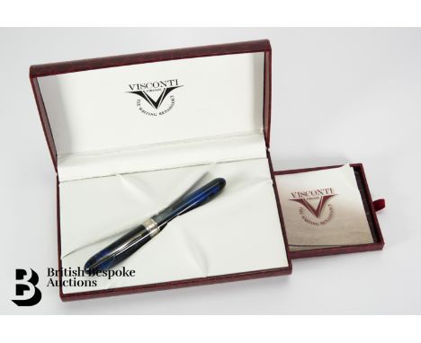 Visconti Firenze 'Van Gogh' ink pen with a 14k F nib, complete with the original presentation box and booklet.&nbsp;