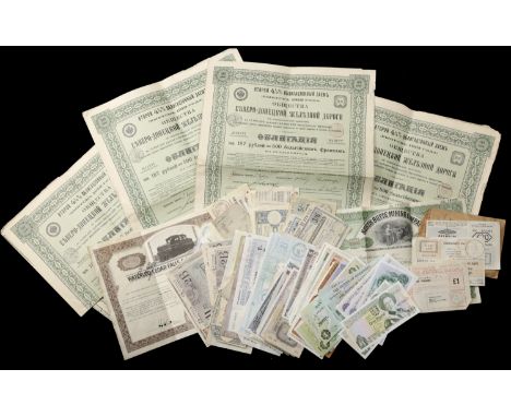 A Group of Notes, from Scotland, Ireland, other UK islands, British Military, as well as a sizeable selection of postal order