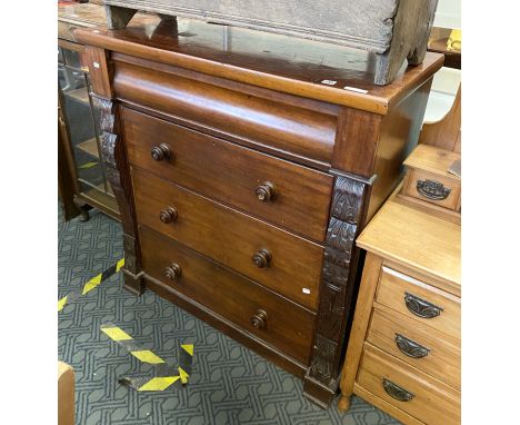 MAHOGANY SCOTCH CHEST OF DRAWERS