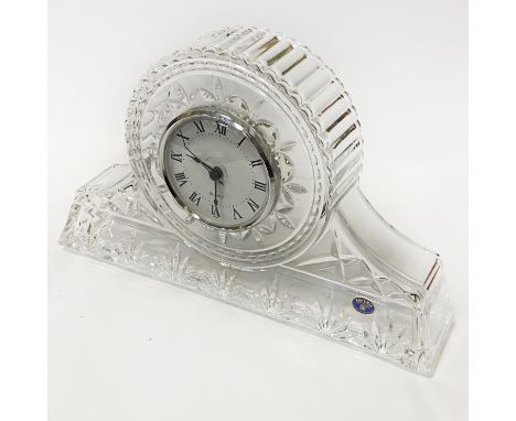 BOHEMIA CRYSTAL MANTLE CLOCK