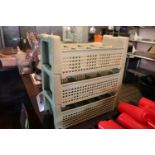 Three flatware caddies