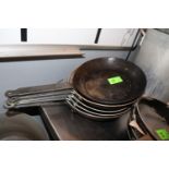 Five sauce pans