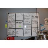 Dry erase board