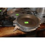 Five sauté pans