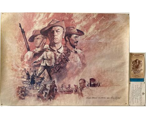 Excellent collection of Breaker Morant related memorabila to include: UK quad (30 x 40") 'Breaker Morant' poster signed by ar