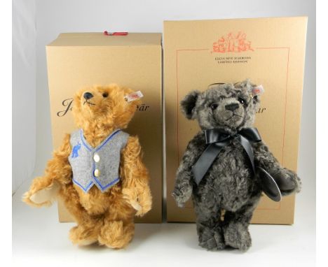 Two Steiff Limited Editions Teddy Century Bear Club and Harrods Bear 2000, 420221 Century Bear Blub 33cm, white tag, 01437, b