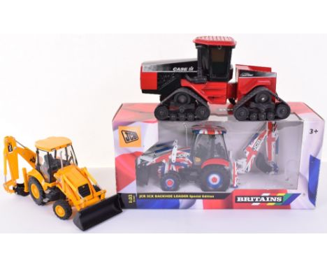 Boxed Britains 42811 JCB 3CX Backhoe Loader Special Edition, in excellent to mint condition (model has been removed from box)