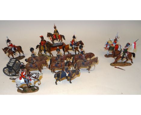 Various Models: Napoleonic Royal Horse Artillery Del Prado and other models, Elephant (unpainted) Mountford Camel Gun (unasse