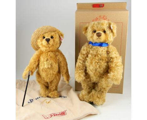 Two Steiff Limited Editions Teddy Douce France and Coronation Bear, 660962 Teddy Bear Douce France, 31cm, white tag, 00579 of
