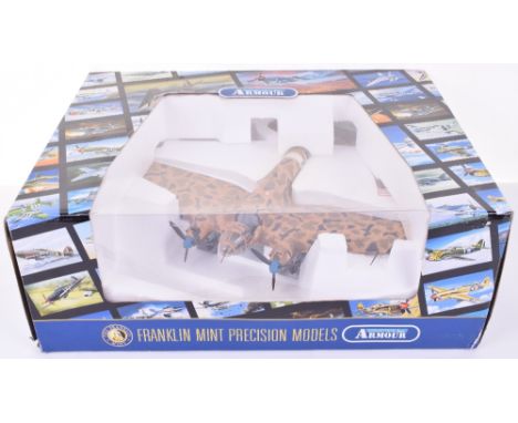 Franklin Mint Armourer Collection, German  Heinkel III Aircraft, 1:48 scale, model appears excellent, box is fair to good, wi