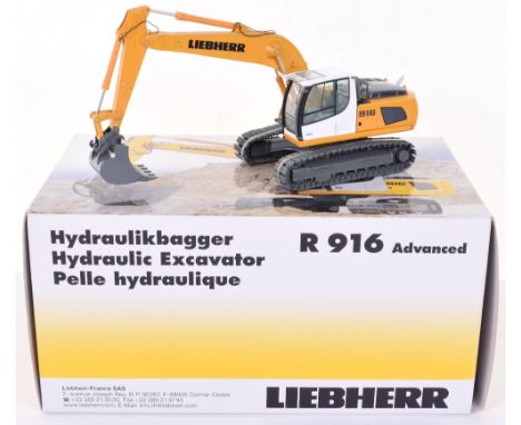 NZG (Germany) Liebherr R916 Advanced Hydraulic Excavator, no 685- scale 1:50, in excellent to near mint condition, with origi