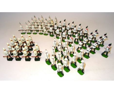 Ducal Royal Irish Rangers with Bugle Corps, 10th Hussars on foot, Cameronian Rifles and others including fourteen by another 