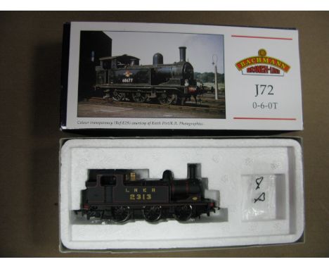 Bachmann Ref 31-054 'OO' Gauge/4mm L.N.E.R Black 0-6-0 J72 Tank Locomotive No 2313, condition very good, box good.