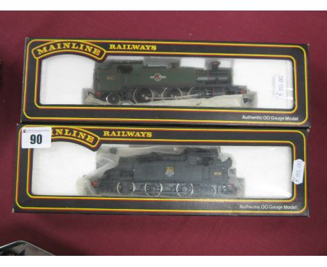 Two OO Gauge Mainline Tank Locomotives, ref 937086 2-6-2, class 6100, BR green R/No. 6167 late crest, boxed/Ref 37039, 0-6-2 