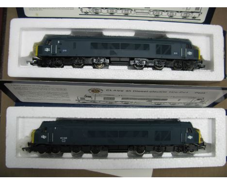Two Bachmann 'OO' Gauge Class 46 Diesel/Electric 'Co-Co'  'Peak' Locomotives, R/ No D18 and 46045 BR blue, boxed, condition v