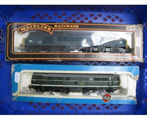 Two 'OO' Gauge Diesel Locomotives, Airfix Class 31 A1A-A1A BR green 'Co-Co' R/No D5531, condition fair to good, box poor. Mai