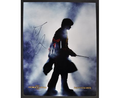 Daniel Radcliffe - Harry Potter - autographed 11x14" colour photographic poster from The Goblet Of Fire. Neatly signed by Rad