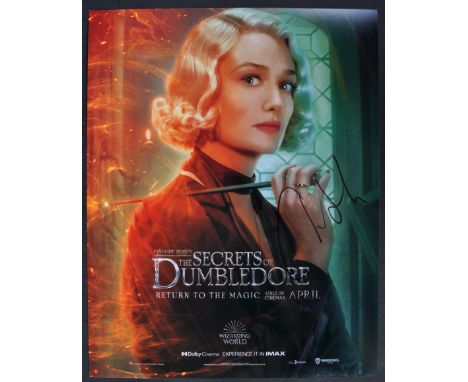 Alison Sudol - Fantastic Beasts (Harry Potter) – The Secrets Of Dumbledore – autographed 8x10” promotional photograph from th
