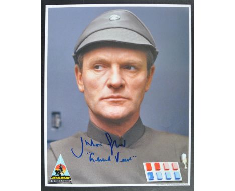 Star Wars - Julian Glover (General Veers) - autographed 8x10" Official Pix colour photograph from Celebration IV. Signed neat