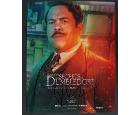 Dan Fogler - Fantastic Beasts (Harry Potter) – The Secrets Of Dumbledore – autographed 8x10” promotional photograph from the 