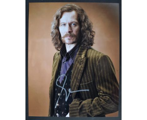 Gary Oldman - Harry Potter - Sirius Black - autographed large format 11x14" colour photograph of Oldman from the franchise. S