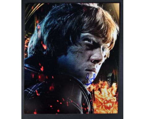 Rupert Grint - Harry Potter - autographed large 13x11" signed photograph of Grint as Ron Weasley in ' The Deathly Hallows Par
