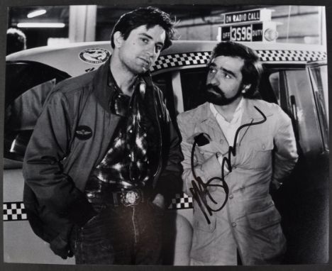 Martin Scorsese - Director - Goodfellas, The Irishmen, Taxi Driver etc - autographed 8x10" black and white photograph of Scor