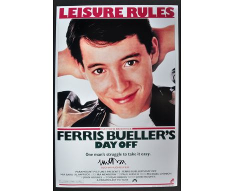 Matthew Broderick - American Actor - Ferris Bueller's Day Off (1986) - replica 18x12" photographic movie poster from the clas