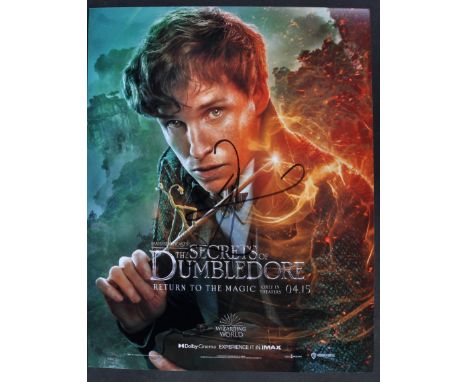 Eddie Redmayne - Fantastic Beasts (Harry Potter) – The Secrets Of Dumbledore – autographed 8x10” promotional photograph from 