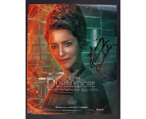 Maria Fernanda Cândido -&nbsp;Fantastic Beasts (Harry Potter) – The Secrets Of Dumbledore – autographed 8x10” promotional pho