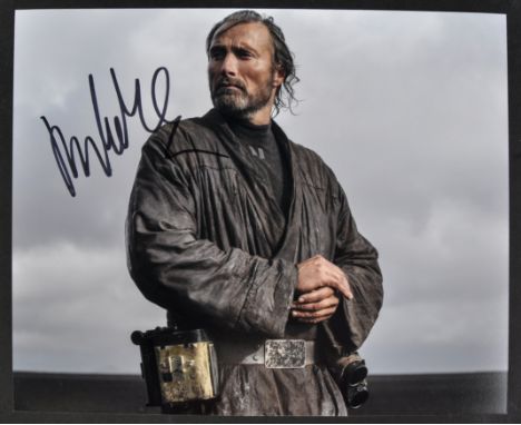 Rogue One A Star Wars Story - Mads Mikkelsen - autographed 8x10" colour photograph from the movie. Signed neatly in black ink