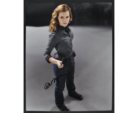 Emma Watson - Harry Potter (Hermione Granger) - scarce autographed 8x10" full colour photograph of Watson from the franchise.