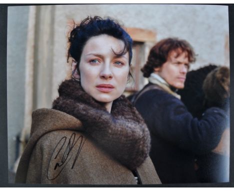 Outlander (TV Series) - Caitriona Balfe - autographed 8x10" colour photo from the series. Signed in black ink to a light area