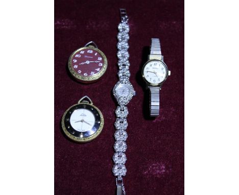 A selection of vintage ladies watches 