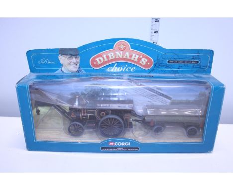 A boxed Corgi Fred Dibnar's die-cast traction engine 