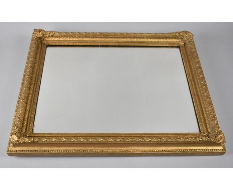 An Edwardian Gilt Framed Wall Mirror, 47x38cm 