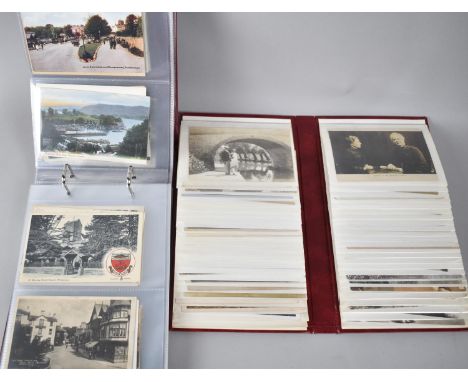 Two Albums of Various Vintage Postcards 