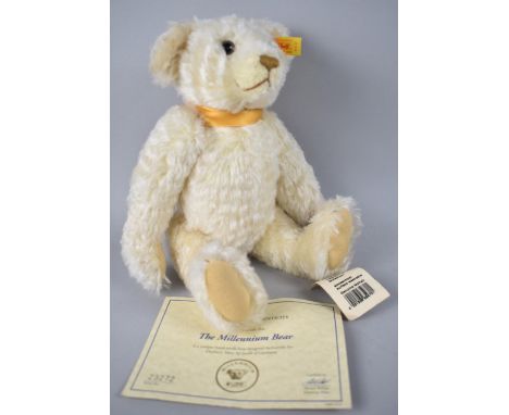 A Steiff Millennium Bear by Danbury Mint, with Certificate, 29cms High 