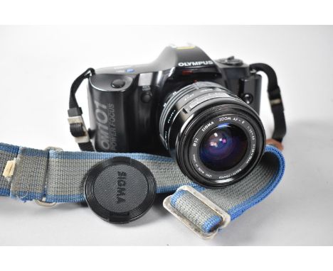 An Olympus OM101 Power Focus Camera with Sigma Zoom Lens 