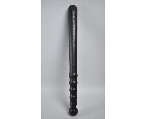 A Turned Wooden Truncheon, 40cms Long 