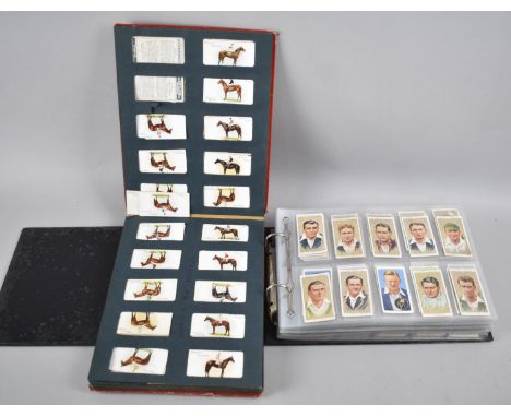 A Vintage Will's Cigarette Card Album Containing Various Part and Full Sets Together with a Ring Binder Album of Cigarette Ca