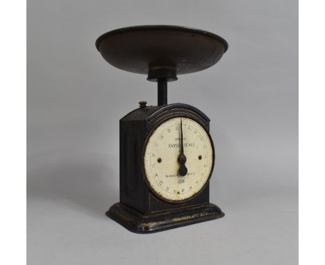 A Set of Edwardian Kitchen Scales by Hughes, 28cms High 