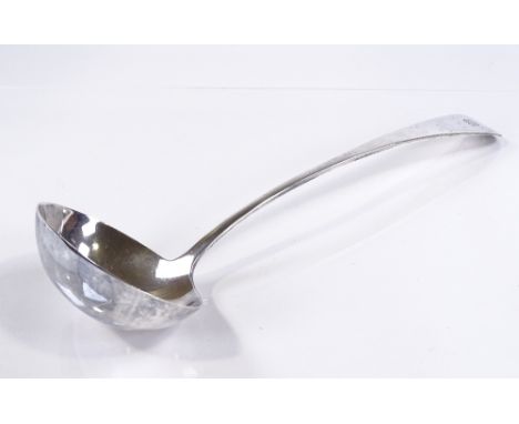 A large silver Old English pattern ladle, by James Deakin &amp; Sons, hallmarks Sheffield 1914, length 29cm, 5.7oz 