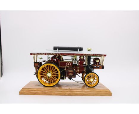 A BURRELL SCENIC SHOWMAN'S ENGINE, 1/24 SCALE BY MIDSUMMER MODELS, in the livery of 'William V, William Murphy's Electrically