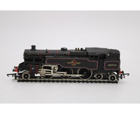 A B.R NO.80033 RIDDLES STANDARD 4MT TANK LOCO, in 00 scale by Wrenn, some scratches, average condition 