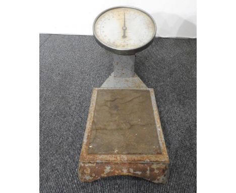 SALTER 'NO.220'&nbsp; VINTAGE BATHROOM SCALES, 34 x 26 x 50cms 