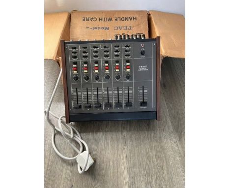 TEAC Model 2 Audio Mixer, Analogue – with original box, 6 Inputs – Used with 4 track Recording with A3340 Reel to Reel Tape D