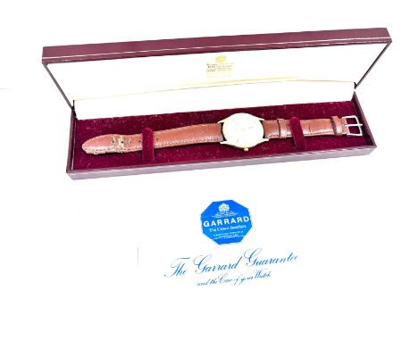 Vintage boxed Garrard wrist watch, untested
