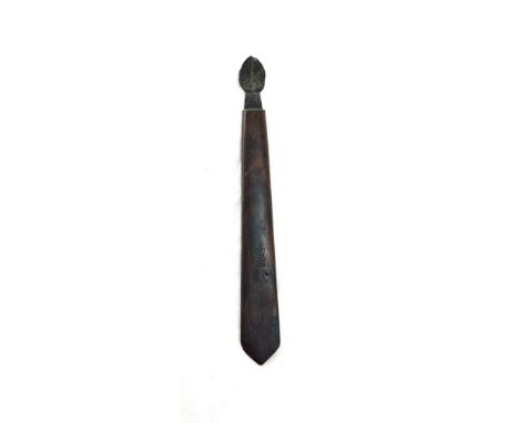 Victorian blood letting tool makers stamp ' Underwood 56 Kay Hardey' , marked V.R.