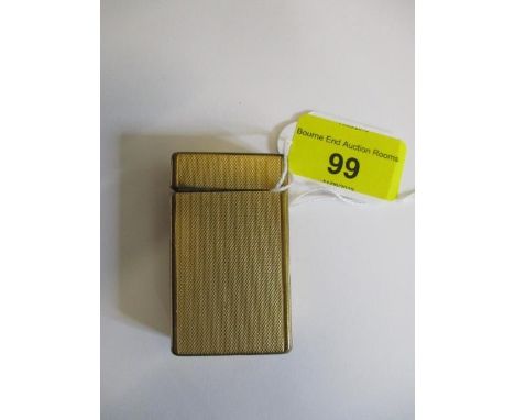 A DuPont, Paris, engine turned lighter A/F 
